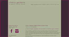 Desktop Screenshot of cherrygardensfarm.co.uk