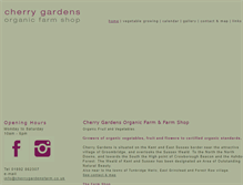 Tablet Screenshot of cherrygardensfarm.co.uk